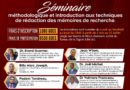 Sud’Est-Éducation: Lancement du séminaire en méthodologie et introduction aux techniques de rédaction des mémoires de recherches du CRAF