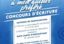 Un concours d’Écriture pour favoriser les belles œuvres